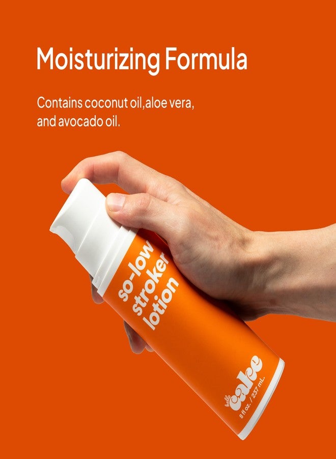 CAKE Hello Cake So-Low Stroker Lotion - Below the Belt Solo Cream for Men, Natural Moisturizing Ingredients Coconut Oil, Avocado Oil, Aloe Vera, 8 fl oz - Image 2